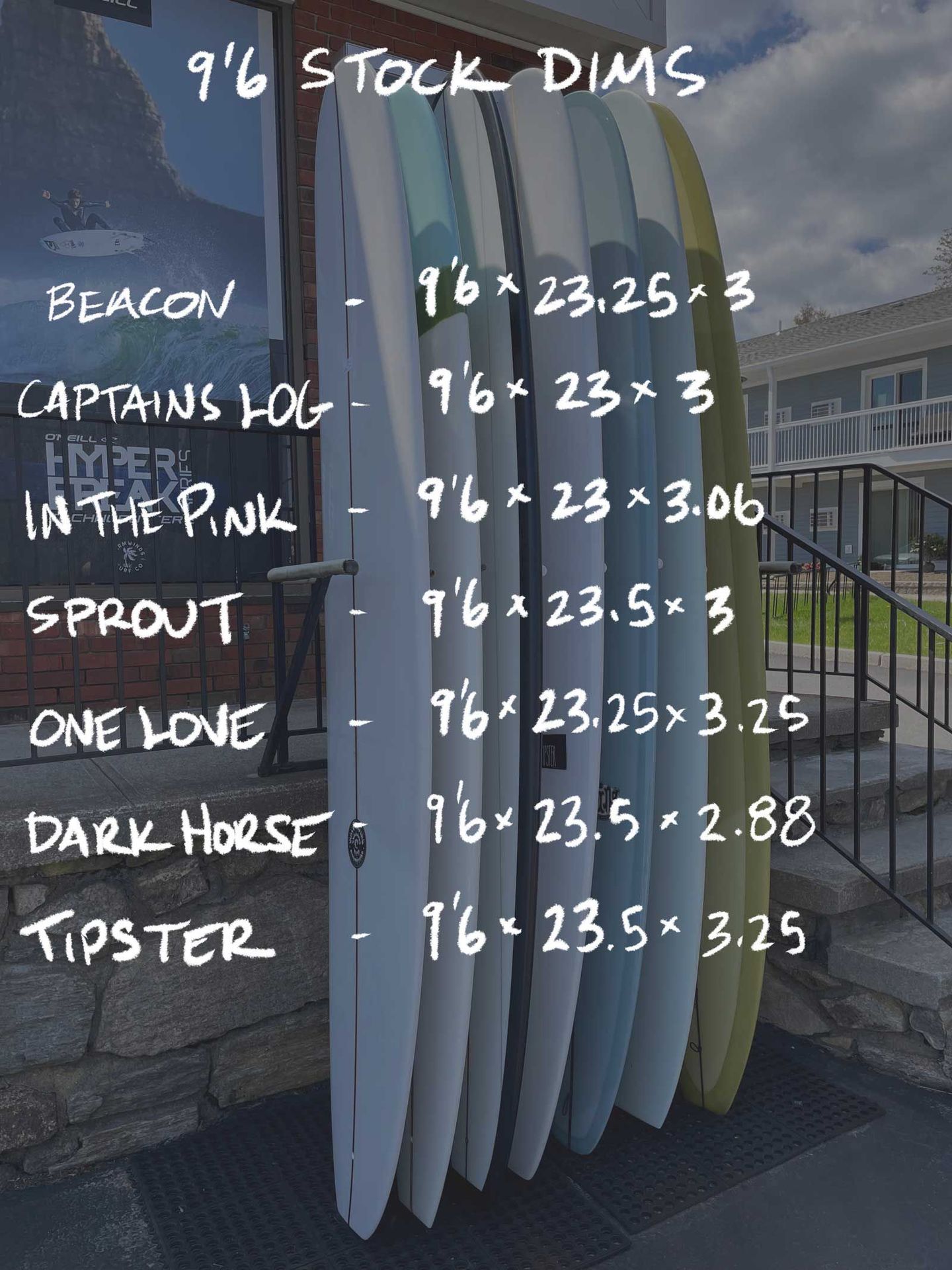 9'6 longboards